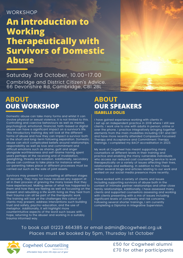 Domestic Abuse Training Workshop